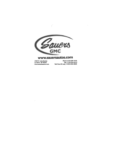 Sponsor Logo for Sauers GMC