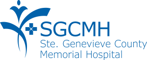 Sponsor Logo for Start/Finish Line brought to you by Ste. Genevieve County Memorial Hospital