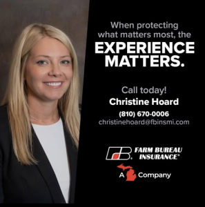 Sponsor Logo for Farm Bureau Insurance--Christine Hoard