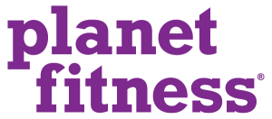 Logo for Planet Fitness