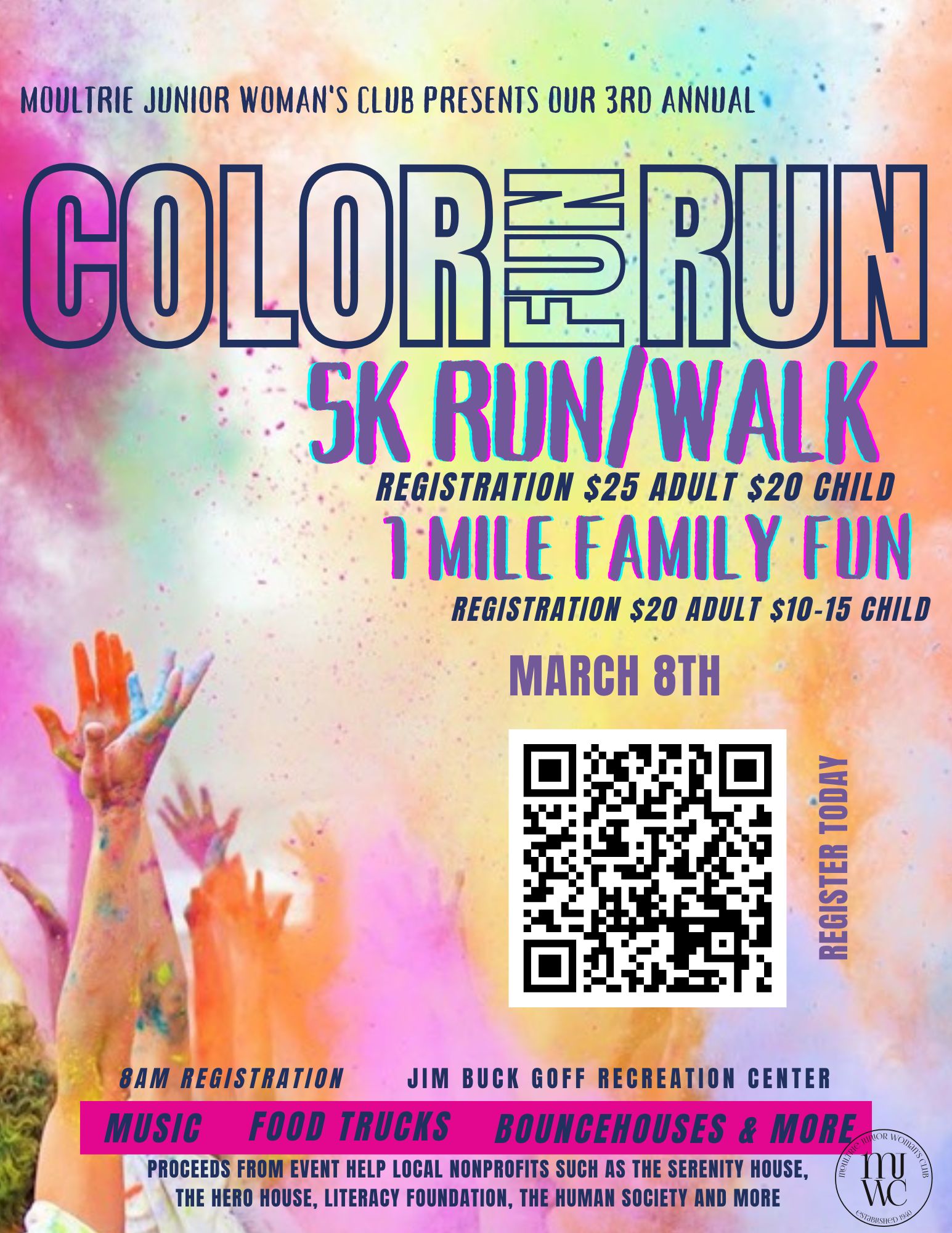 MJWC Color Fun Run and 5k