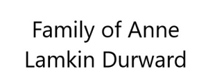 Sponsor Logo for Family of Anne Lamkin Durward