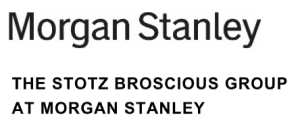 Logo for Morgan Stanley, The Stotz Broscious Group at Morgan Stanley