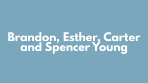 Sponsor Logo for Brandon, Esther, Carter, and Spencer Young