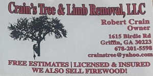Sponsor Logo for Crain's Tree & Limb Removal, LLC