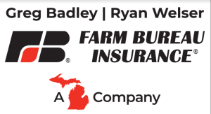 Sponsor Logo for Title Sponsor: Farm Bureau Insurance (The Greg Badley and Ryan Welser Agency)
