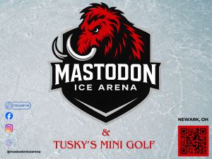 Sponsor Logo for Mastodons Ice Arena and Tuskys Mini Golf