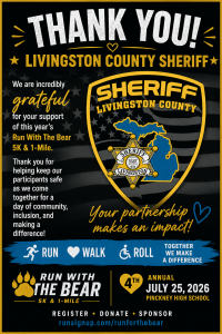 Sponsor Logo for Livingston County Sheriff Department