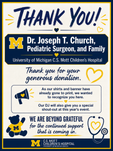 Sponsor Logo for Joseph Church & family, generous donation