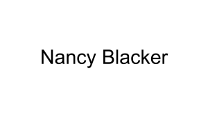 Sponsor Logo for Nancy Blacker