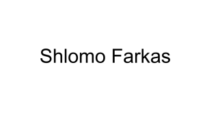 Logo for Shlomo Farkas