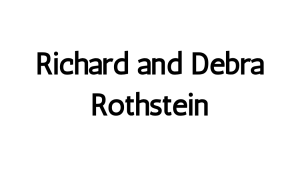 Sponsor Logo for Richard and Debra Rothstein