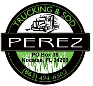 Sponsor Logo for Perez Trucking & Sod Inc.