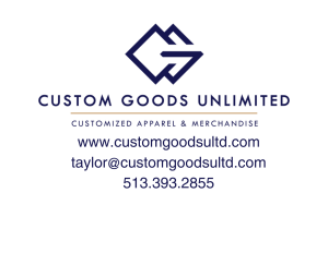 Sponsor Logo for Custom Goods Unlimited