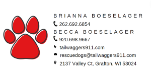 Logo for Tailwaggers 911