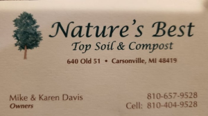 Sponsor Logo for Nature's Best Topsoil  & Compost