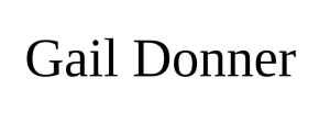 Sponsor Logo for Gail Donner