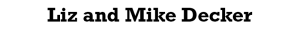 Sponsor Logo for Liz and Mike Decker