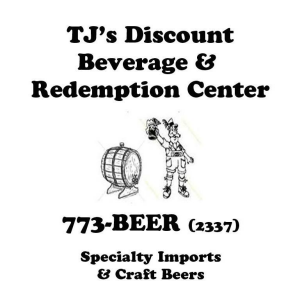 Sponsor Logo for TJ's Discount Beverage
