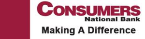 Sponsor Logo for Consumers National Bank