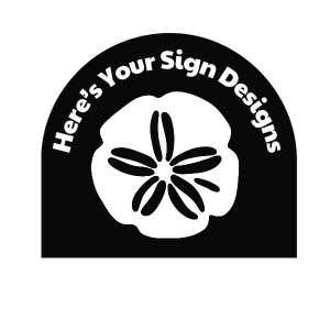 Sponsor Logo for Here's Your Sign Designs