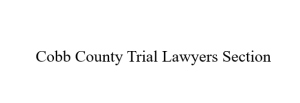 Sponsor Logo for Cobb County Trial Lawyers Section