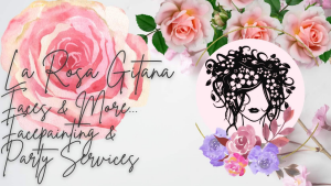 Logo for La Rosa Gitana Face Painting