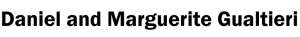 Sponsor Logo for Daniel and Marguerite Gualtieri
