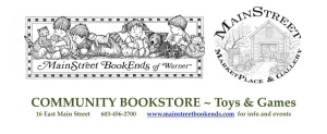 Sponsor Logo for Main Street Bookends of Warner