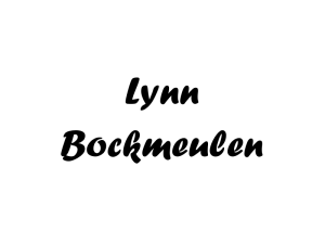 Sponsor Logo for Lynn Bockmeulen