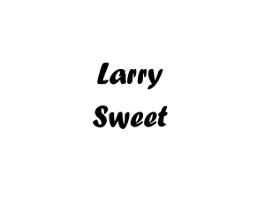 Sponsor Logo for Larry Sweet