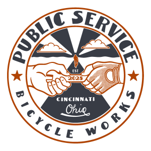Logo for Public Service Bicycle Works