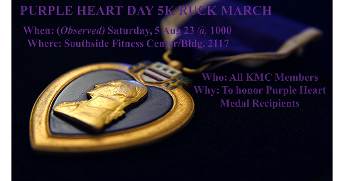 Purple Heart Day 5K Ruck March 2023