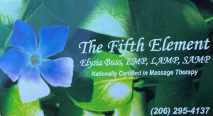 Sponsor Logo for Elysia Buss - Fifth Element Massage