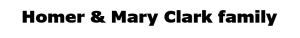 Sponsor Logo for Homer & Mary Clark family