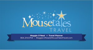 Sponsor Logo for Mousetales Travel -- Maggie O'Neal