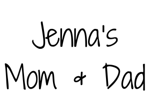 Sponsor Logo for Jenna's Parents