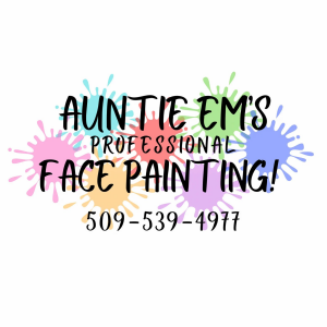 Sponsor Logo for Auntie Em's Face Painting