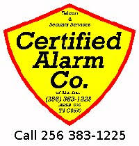 Sponsor Logo for Certified Alarm