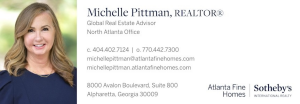 Sponsor Logo for Atlanta Fine Homes Sotheby's Intl Realty-Michelle Pittman
