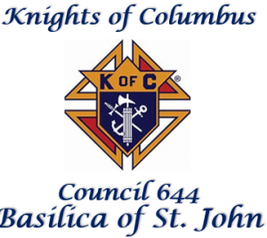 Sponsor Logo for Knights of Columbus - Council 644 Basilica of St. John