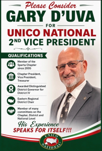 Sponsor Logo for Candidate for Unico National 2nd VP