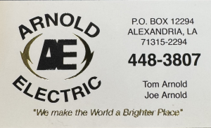 Sponsor Logo for Arnold Electric