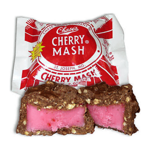 Sponsor Logo for Chase Candy Company- Cherry Mash