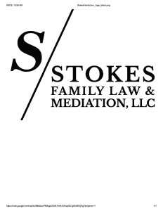 Sponsor Logo for Stokes Family Law