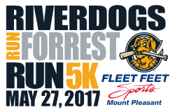 RiverDogs Run Forrest Run 5K Presented by Fleet Feet Sports