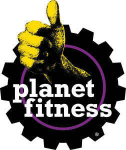 Logo for Planet Fitness