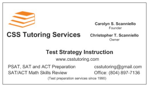 Sponsor Logo for CSS Tutoring Services