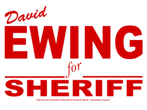 Sponsor Logo for David Ewing for Sheriff