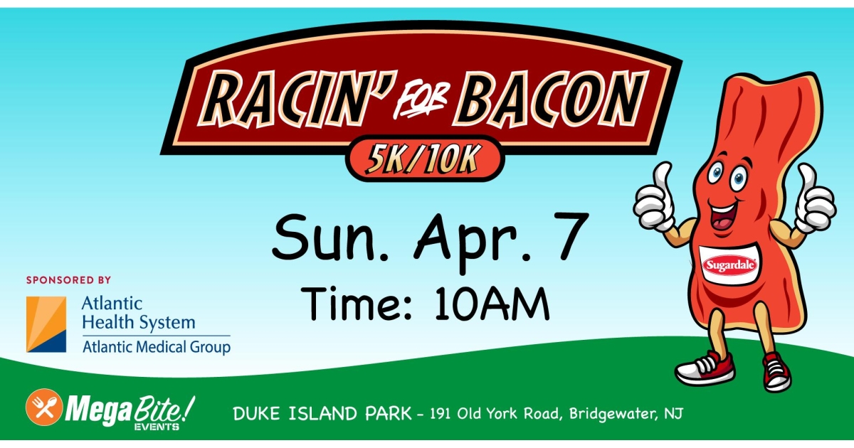 Racin' for Bacon 5k/10k & 1 Mile K9 Walk